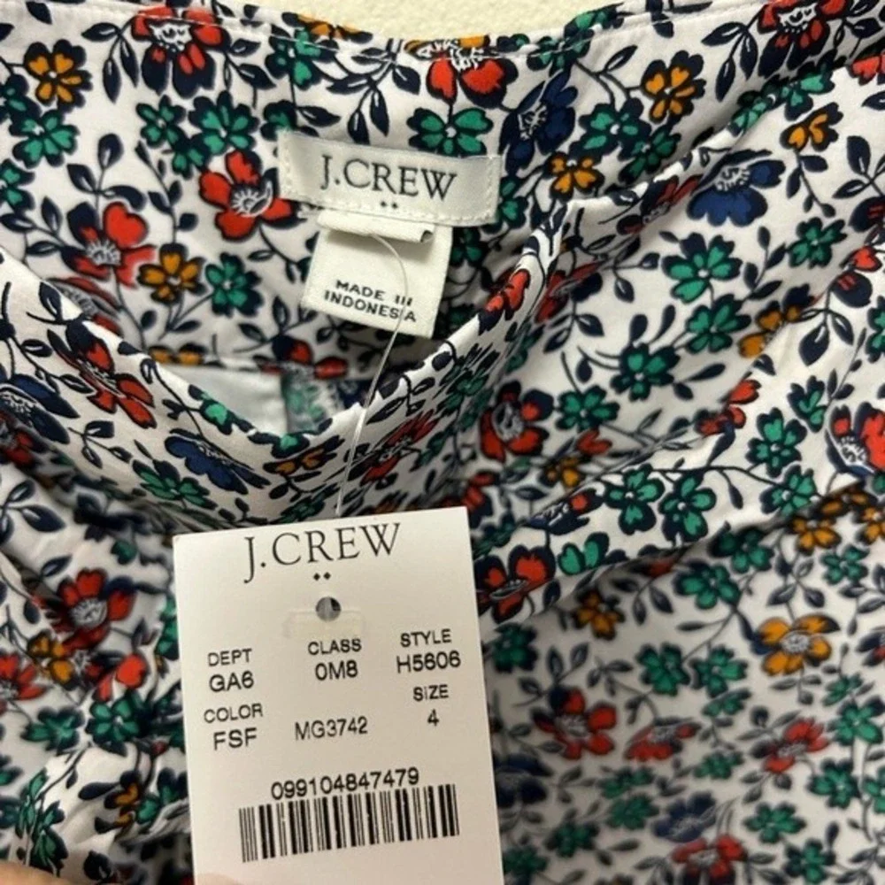 J.Crew‎ Floral High-Waisted Shorts Size 4